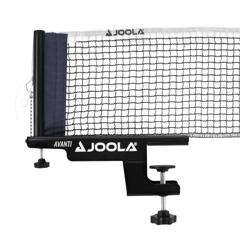 JOOLA Avanti Premium Table Tennis Net and Post Set - 72" Screw On Clamp Ping Pong Net - Portable and Easy Setup