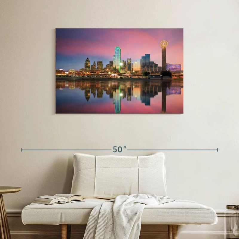 «Sirci Amazing Dallas Skyline», H 26 po x l 39 po