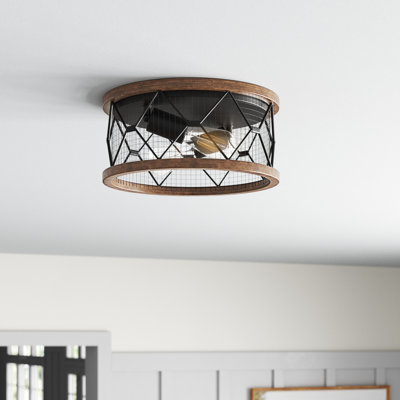 Plafonnier encastré 13 po 2 lumières Bouknight