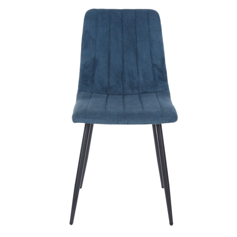 Kalie PAIR of Upholstered Dining Chairs, Blue