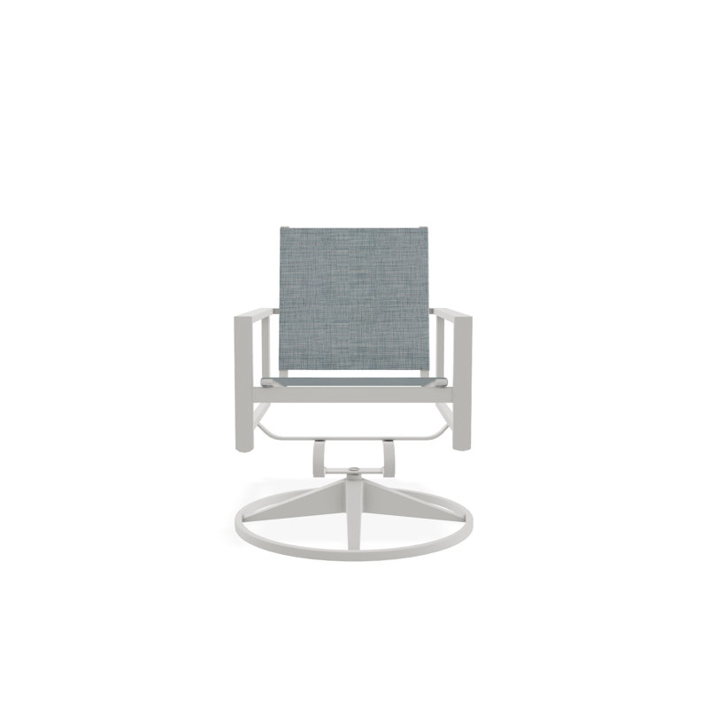 Tribeca Sling Swivel Rocker, Snow, Charm
