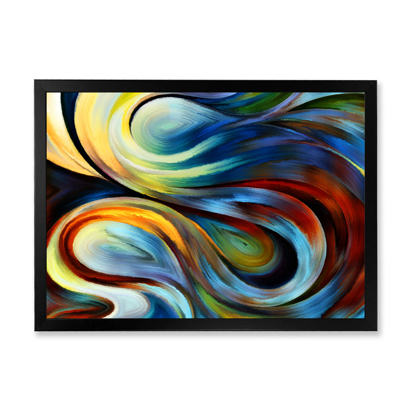 «Beyond Inner» - Cadre photo, impression sur toile, Cadre photo noir, H 8 po x l 12 po x P 1 po