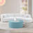 Bloxson Stylish and Minimalist Wave Stripe Coffee Table, Modern Round Coffee Table, Drum Circle Coffee Table for Living Room, Bedroom-1899056493-1914420448