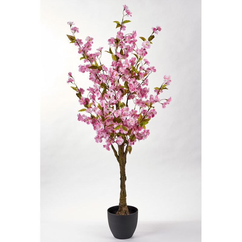51'' Faux Cherry Blossom Tree in Pot