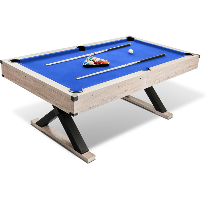 Blue Elephant 83.1cm L Pool Table, Blue