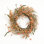 24" Artificial Rustic Twig Cluster Berry Wildflower Floral Wreath for Front Door Thanksgiving Decor