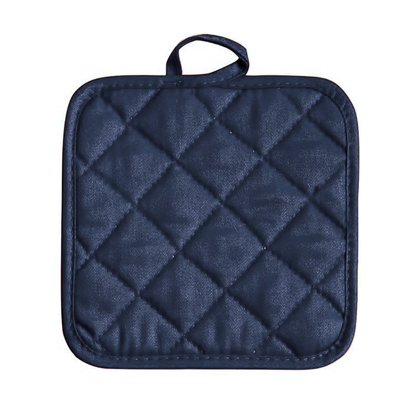 Home Mart Goods Polyester Potholder Set, Navy