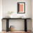 Modern Console Table With Geometric Shape Structure And Wood Grain-537937165