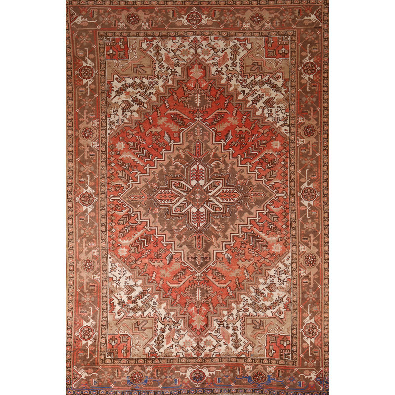 Tapis géométrique rétro 7 x 10