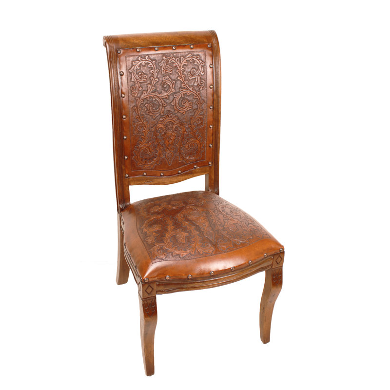 Imperial Leather Dining Chair, Rustic Brown