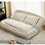 Fauteuil-lit double convertible pour lit double pour chien avec 5 positions réglables pour les activités familiales et la lecture Chenille Beige-130666264