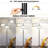 Arc Floor Lamps, Dimmable Modern Tall Standing Lamp, 3 Led Bulbs Included-1104045464-1104045471