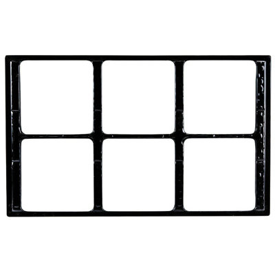 ML-168-BK - Carrelage pleine grandeur avec 6 découpes pour ML-149 et ML-150