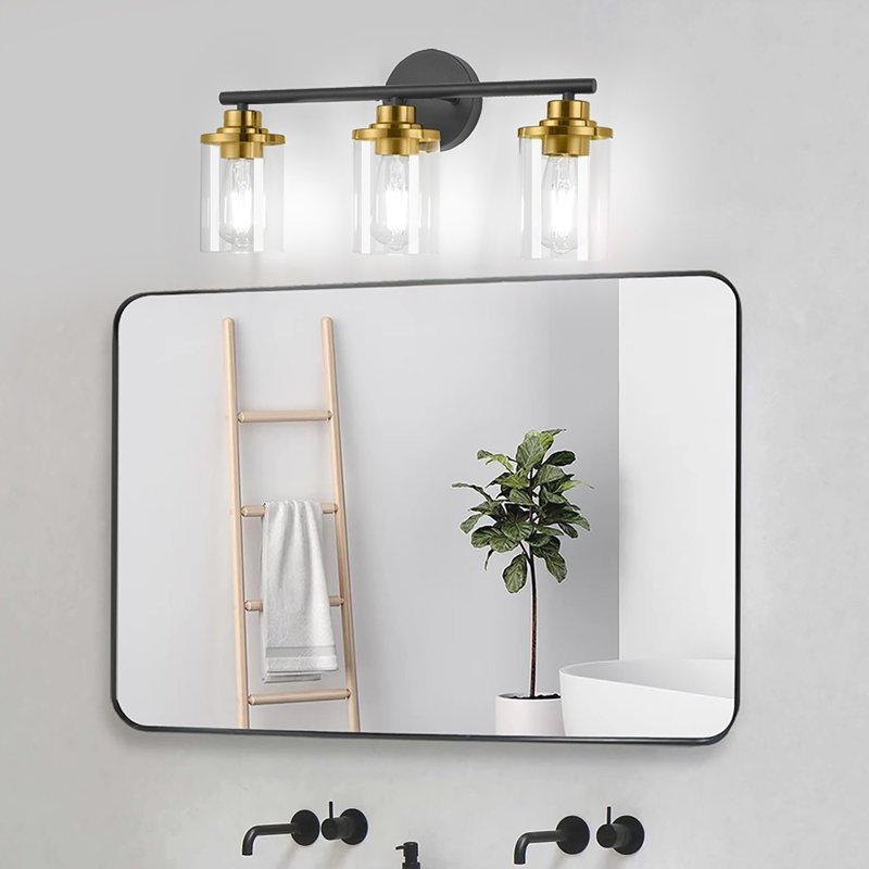Margurite Iron Armed Sconce, Matte Black/Gold