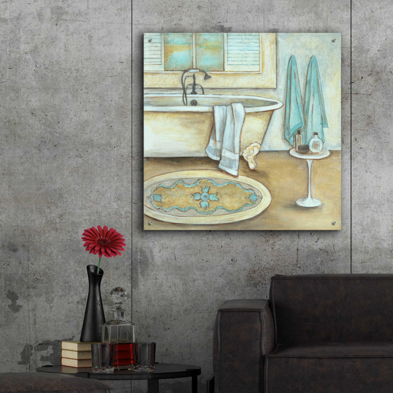 «Soft Bath II» par Inconnu JD, H 36 po x l 36 po x P 0,2 po