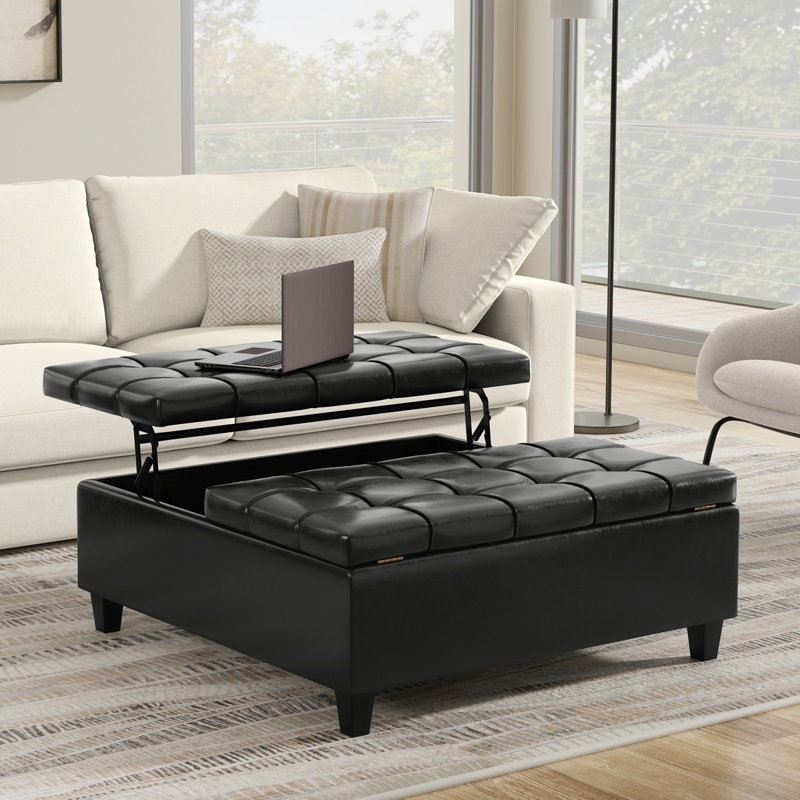 Grande table basse avec repose-pieds Harrison