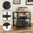 3-Tier AV Media Player Stand with Open Storage Shelves, Game Console & Stereo Equipment Organizer-1518510854