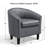 Seldon 28'' H Vegan Leather Barrel Chair-134847906