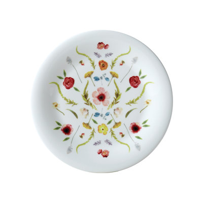 Assiette à salade en porcelaine tendre scandinave 8,5 po