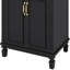Meuble-lavabo 24 po avec lavabo en céramique, double porte-2025876678
