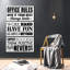 Fun Office Rules, impression sur toile à panneaux multiples-1925598279
