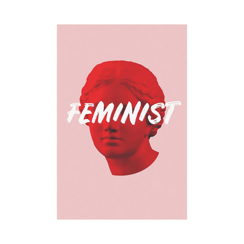 Feminist Venus by Svetlana Balta - Print on Canvas, 20.32 cm H x 30.48 cm W, Wrapped Canvas