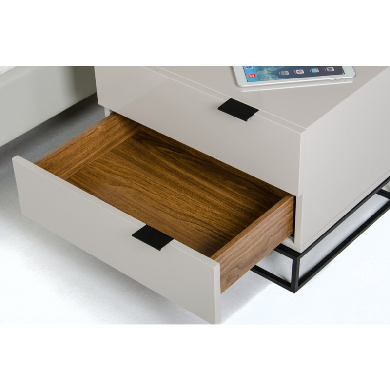 Table de chevet 2 tiroirs Hornersville