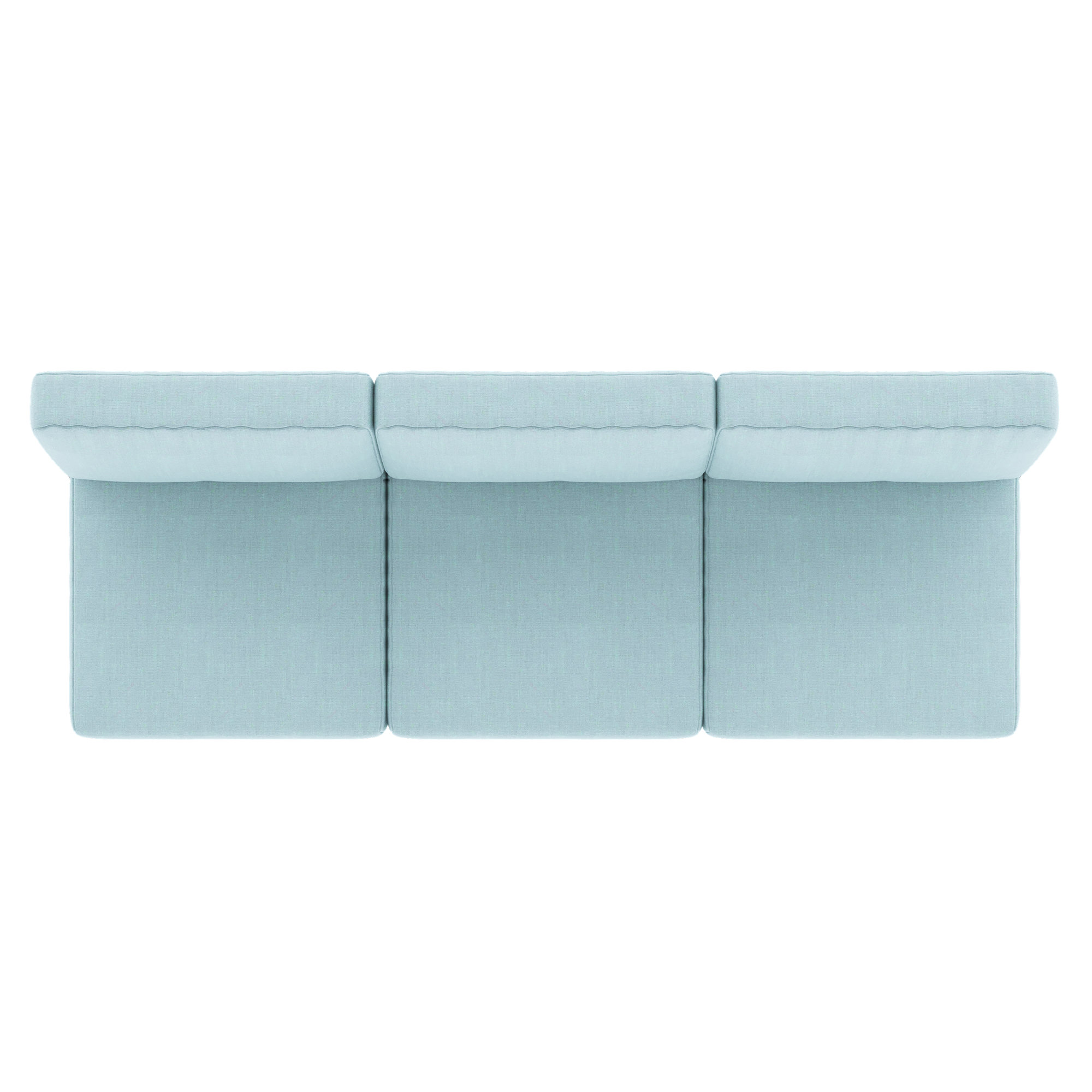 Sunbrella® Outdoor Sofa Seat / Back Cushion, Sunbrella Bliss Dew