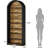 Elegant 8-Tier Arched Open Display Storage Shelving Unit, Perfect For Organizing And Decorating Living Spaces-840594588