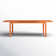 Gibraltar Extendable Rectangular Powder Coated Aluminum Outdoor Dining Table