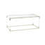 Table basse en acrylique en forme de cube Nichalaus