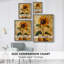 Reproduction encadrée FLORAL Series CDL XXXVI - bois massif-1692231887