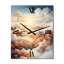 Horloge murale blanche-1223822275
