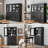 Bonie 62" Book Cabinet Storage Bookcase-987280752