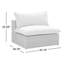 Davida Wicker Outdoor Armless Lounge Chair