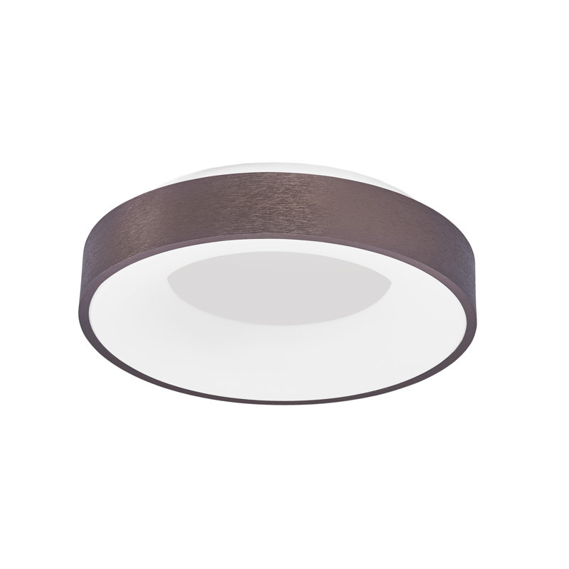 LED Flush Mount, Gold, 9cm H x 38cm W x 38cm D, 3000K