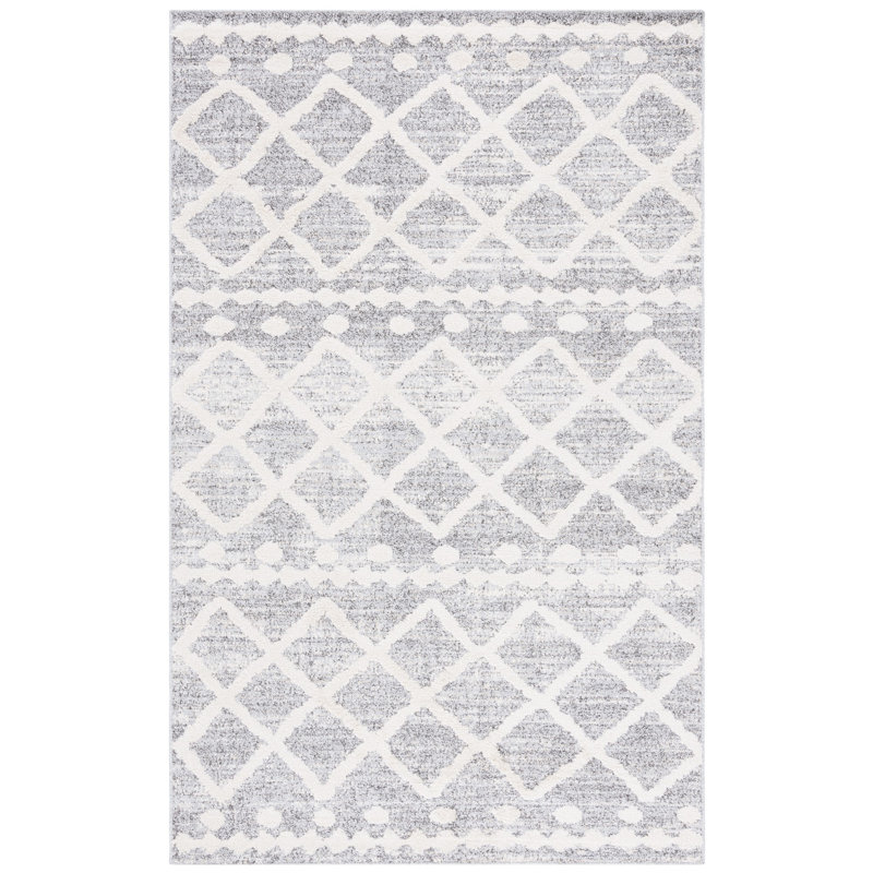 Lucia Martha Stewart Lucia Shag Performance Geometric Rug, Rectangle 5' x 8'