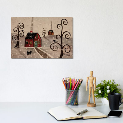 Snow Fall I by Karla Gerard - Wrapped Canvas Print