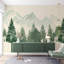 Papier peint Soft Forest Mountains-1603700057