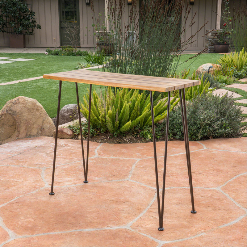 TABLE DE TABLE EN BOIS ET MÉTAL DENALI INDUSTRIAL