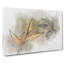 Hummingbird By A Flower In Abstract - Wrapped Canvas Print-55311654