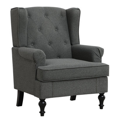 Upholsterd Wingback Armchair