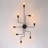 Industrial  Sputnik Semi Flush Mount Ceiling Light 44"
