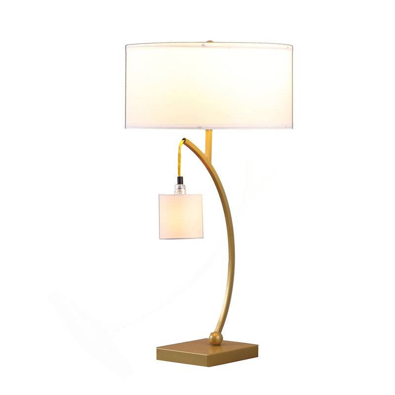 Lampe de table 28 po, Doré