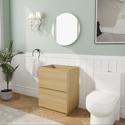 24" Double Drawer Bathroom Vanity Base