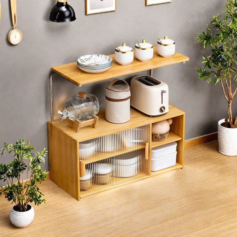 Cabinet Organizer Shelf, Kitchen Countertop Storage Rack