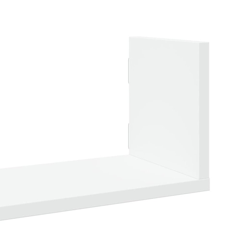 Riziero Floating Shelf, White, 18cm H x 80cm W x 18cm