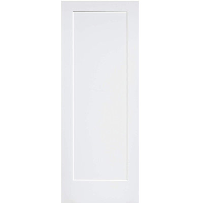 80 Inch Shaker 1 Panel Solid Core Primed Interior Door Slab