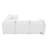 4PC Super Wide Modular Power Sectional-White-1820905963