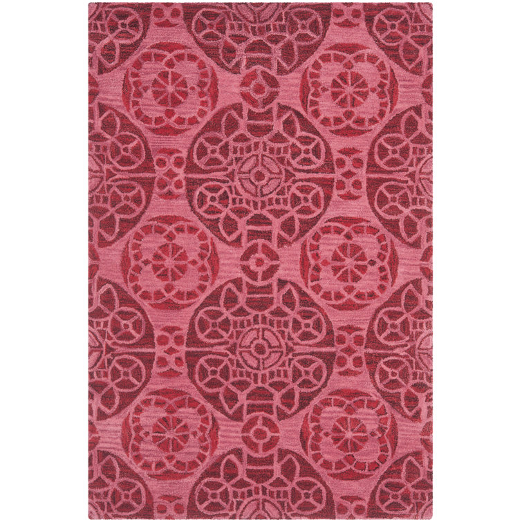 Mclean Geometric Wool Hand Woven Area Rug